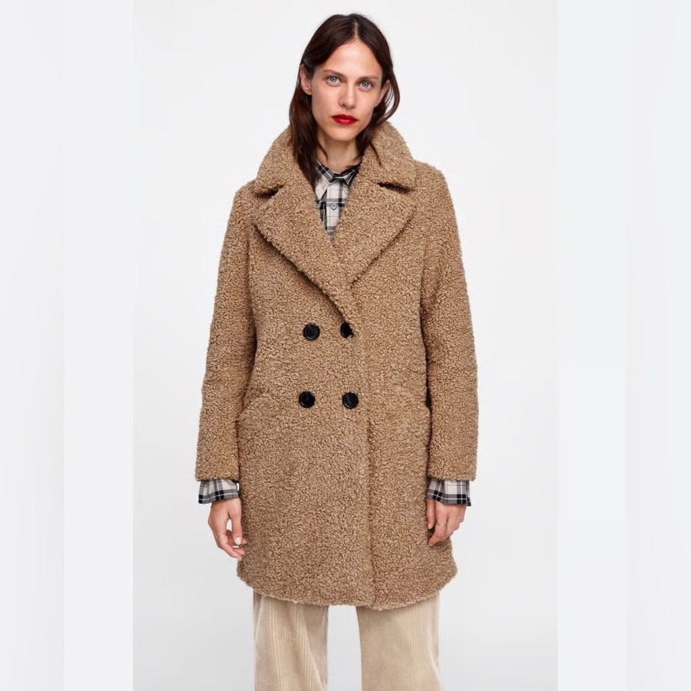 Tan Teddy Coat